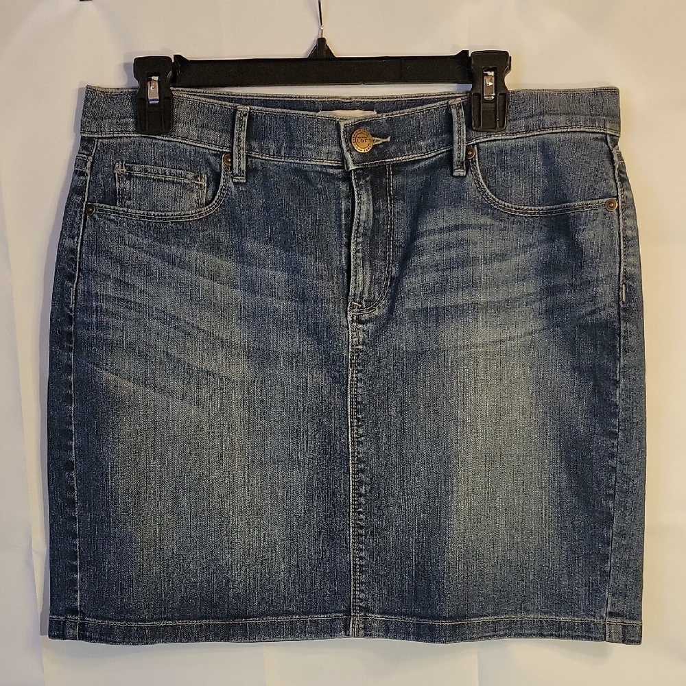 NEW LOFT denim Skirt